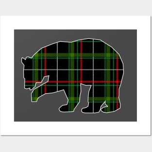 Plaid Bear Posters and Art